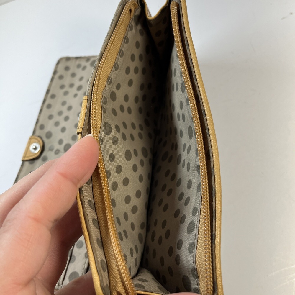 Relic Colorful Floral Canvas Wallet Zip Vegan Leather Marley 7.5 X 4 - Picture 10 of 13